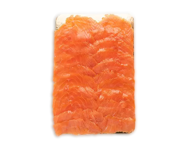 Атлантический копченый лосось филе (нарезанный слайсами)